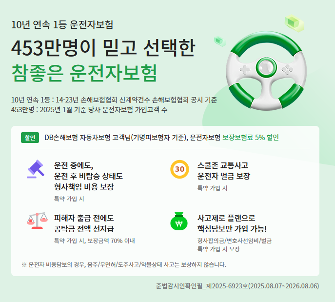db운전자보험 다이렉트